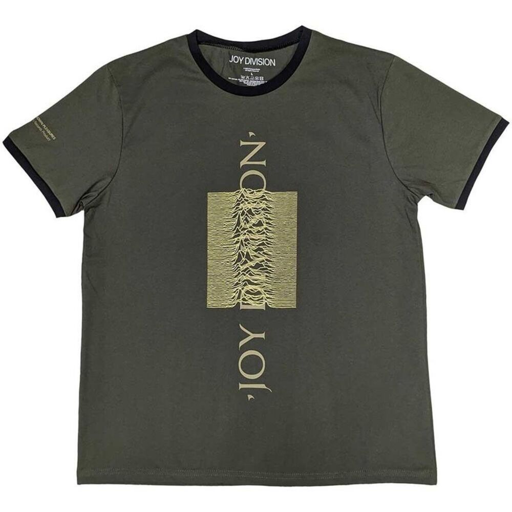 Joy Division Unisex Adult Blended Pulse Ringer Cotton T-Shirt / Khaki Green